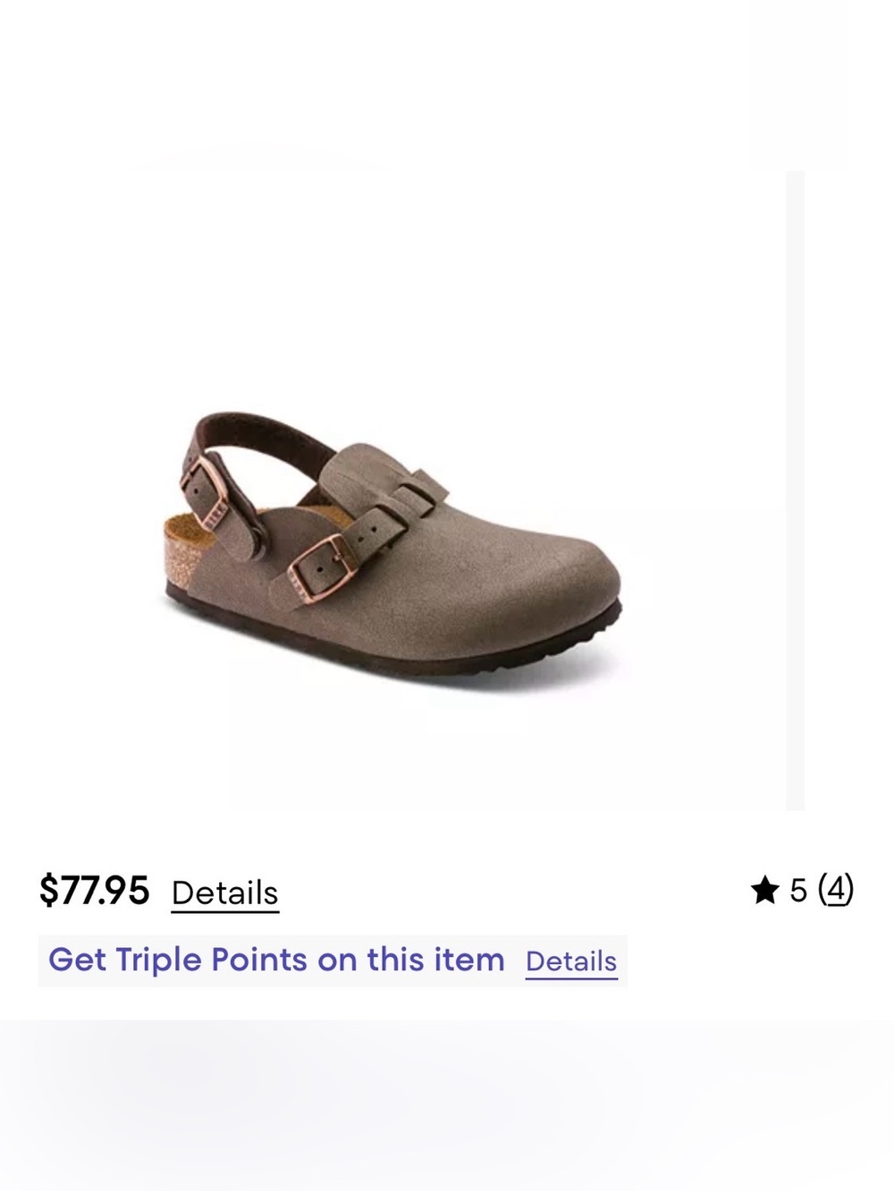 Birkenstock Kids Brown Suede Strap Clogs with Buckle stock (20)